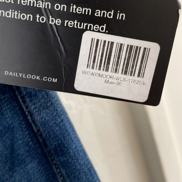 1 DENIM Women's Curvy Skinny Fit Jeans Size 30 in Blue - Picture 6 of 11